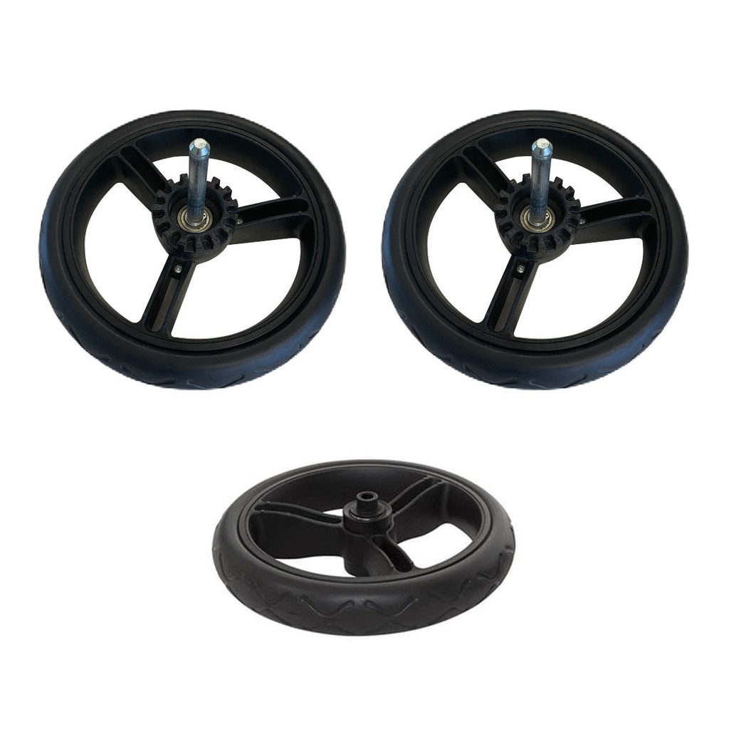 urban jungle, terrain and +one 12 inch aerotech wheel set (x3)
