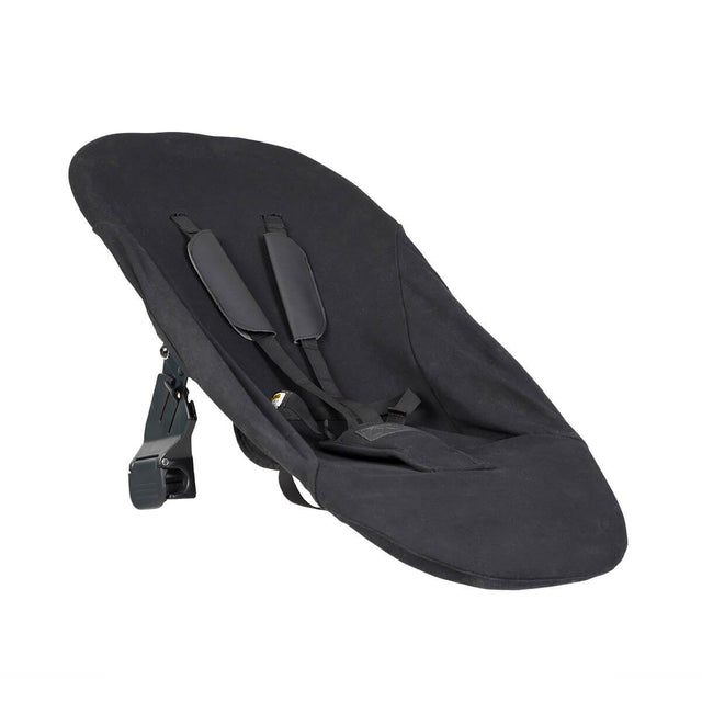 Mountain Buggy parent facing seat fabric shown on carrycot frame with attachment clips in colour default_default