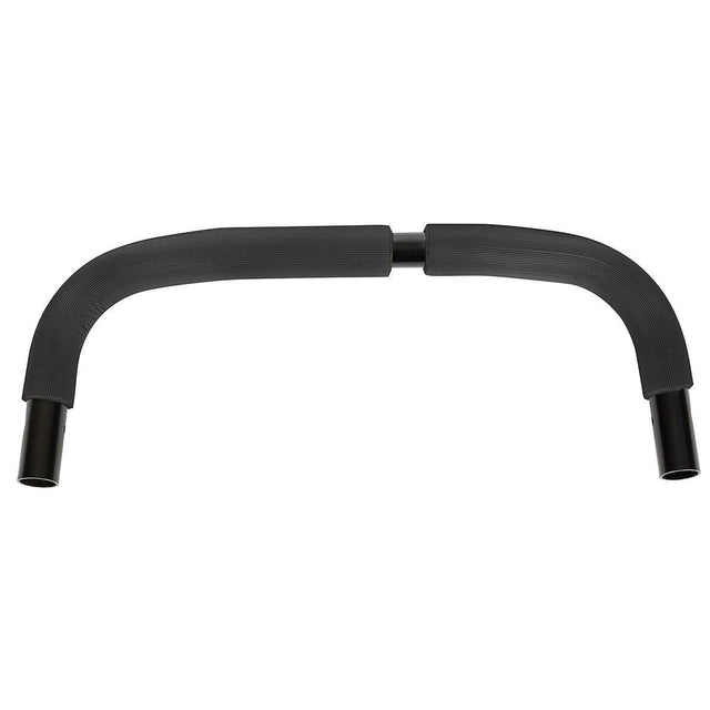 Mountain Buggy close up replacement handle part for terrain buggy showing included comfortable rubber hand grip in black_black