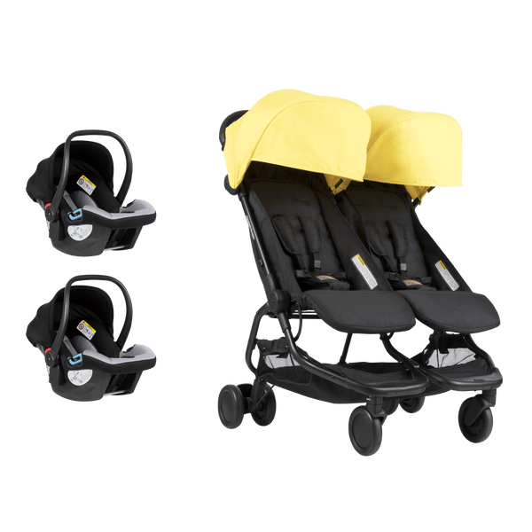 Double stroller plus car seat shop