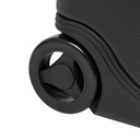 Mountain Buggy travel solution XL travel bag close up of wheel in colour black_black