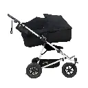 Mountain-Buggy-duet-buggy-with-single-black-carrycot-plus-in-incline-mode-side-view.webp