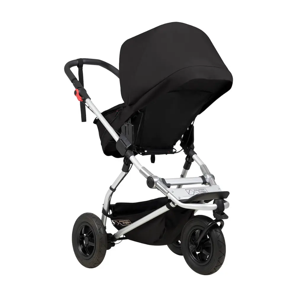 Mountain-Buggy-black-carrycot-plus-on-swift-buggy-in-parent-facing-mode.webp