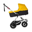 Mountain-Buggy-gold-carrycot-plus-on-swift-buggy-in-incline-mode.webp