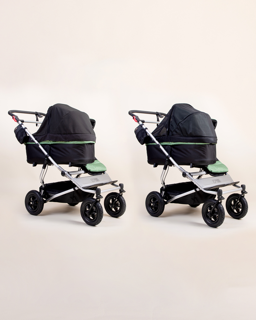 duet™ v4 carrycot + parent facing seat sun UV bug mesh & blackout cover set