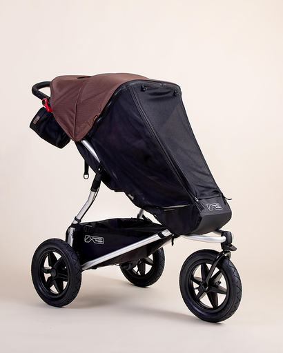 Coprigambe Deluxe Mountain Buggy Duet/One/Swift/Nano – Nero, Imbottito In Pile, Antivento E Antipioggia